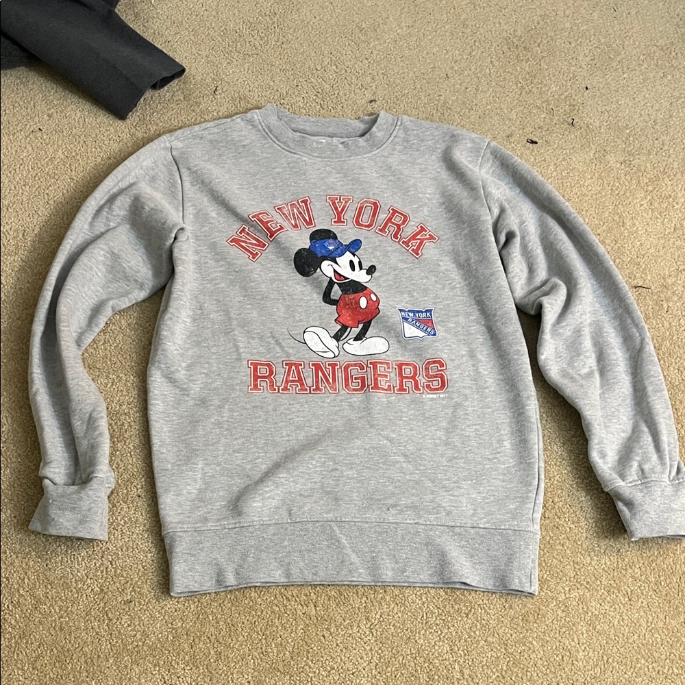 New York rangers Mickey Mouse Crewneck sweatshirt